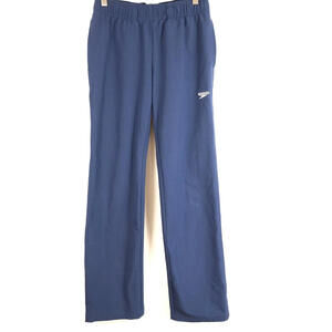 Speedo Water Resistant Jogging Pants Lined Navy Pockets Men's XS